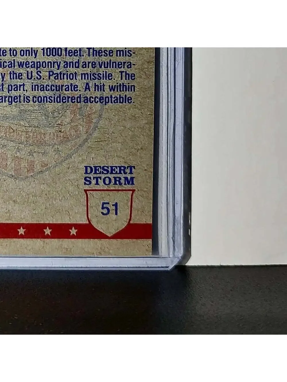 SCUD Missile (B) 1991 Topps Desert Storm #51 Card